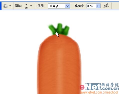 巧用Photoshop鼠绘鲜嫩的胡萝卜_软件云jb51.net转载