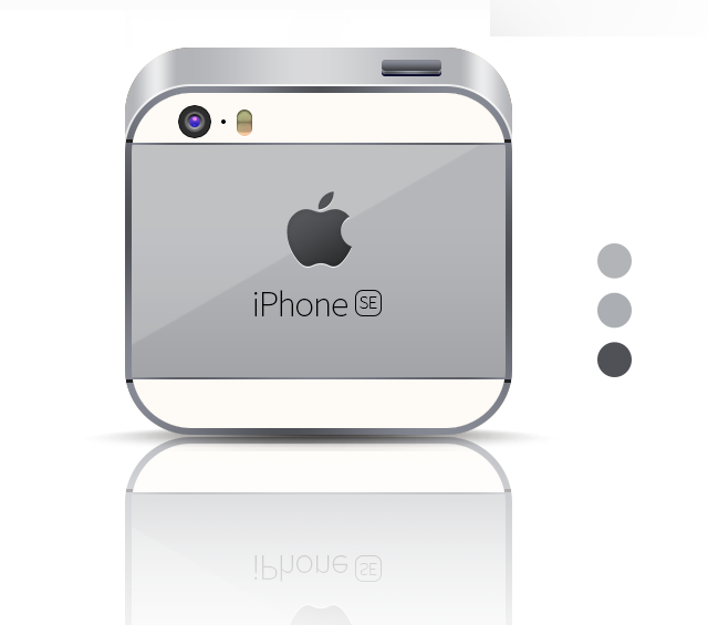 Photoshop CC2015绘制超逼真的苹果iPhone SE