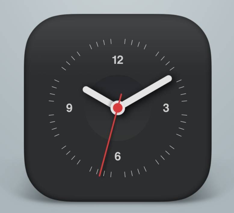 Photoshop怎样设计一个简洁大方的时钟图标?