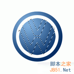 PS logo制作教程：设计精致的大众汽车LOGO，大众标志设计教程