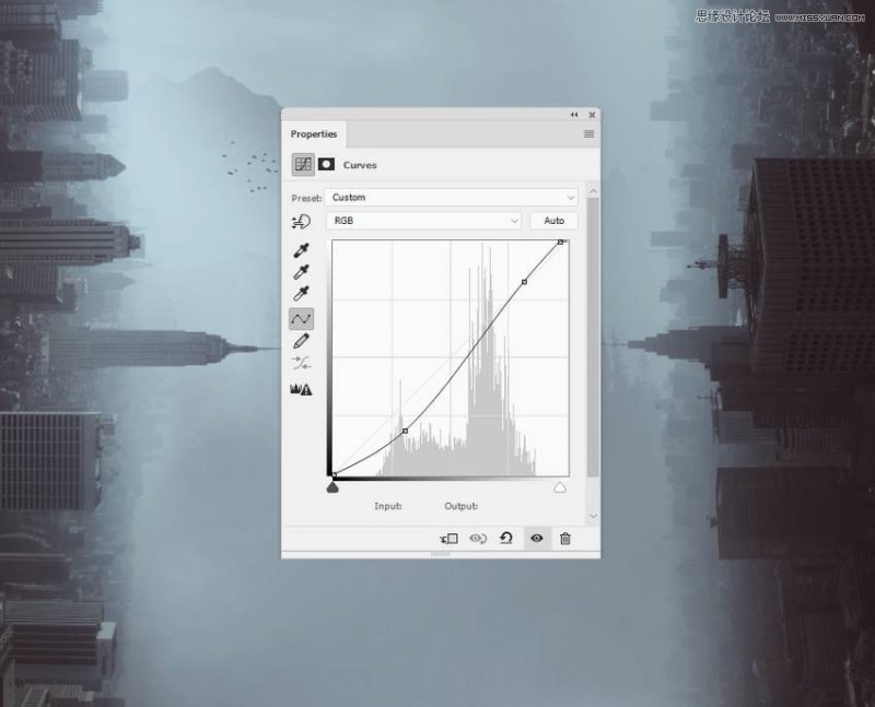 Photoshop合成创意的超现实基地城市景观教程