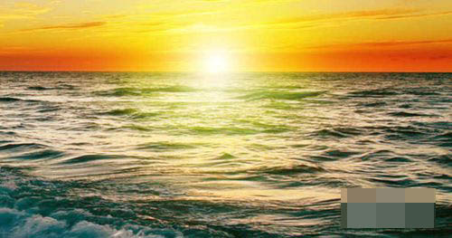 Photoshop怎样合成一张美丽的海上朝霞图?