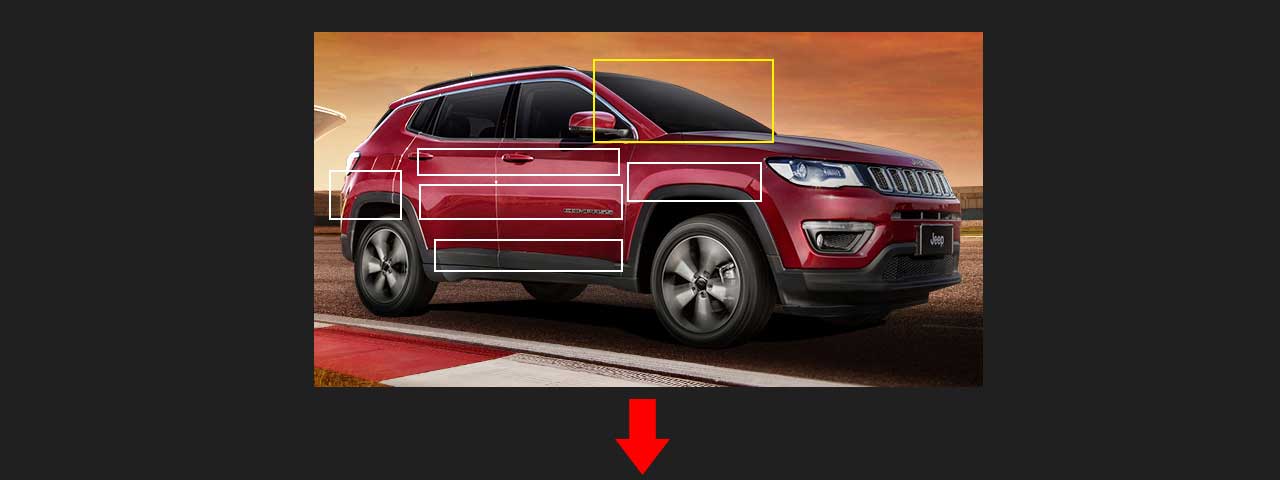Photoshop合成jeep指南者汽车宣传海报教程