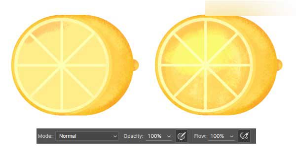 Photoshop合成创意扁平化风格的柠檬杯插画