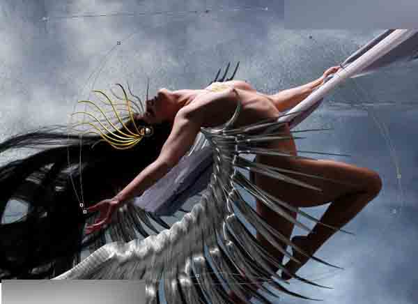 Photoshop合成天使舞者在空中跳舞的场景教程