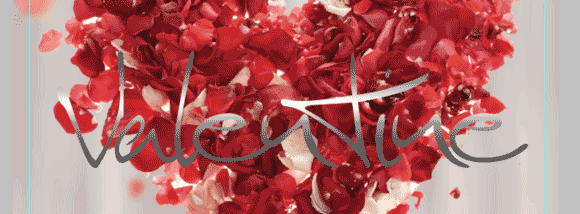 PS图片合成超温馨的情人节玫瑰海报