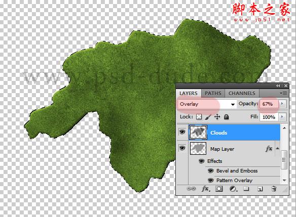 photoshop合成制作逼真的3D三维地图 