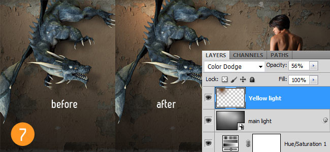 PhotoShop合成制作出一张立体的龙幻想风格壁纸教程