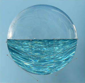photoshop合成制作出水晶球里面的海洋世界