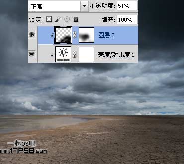 photoshop合成制作出神秘的暗夜光线沙漠中的城堡