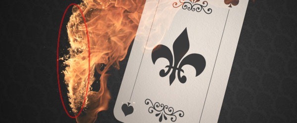 photoshop 合成超酷的火焰扑克牌