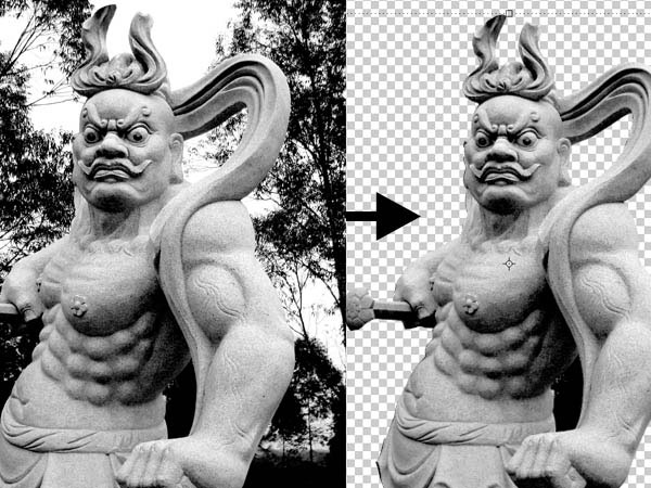 photoshop合成神圣的雕像教程