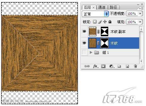 Photoshop 滤镜打造逼真的古典木质纹理
