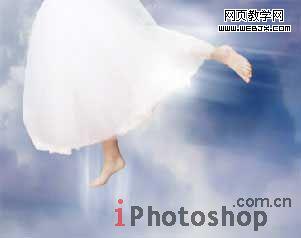 photoshop 合成天空舞蹈的天使
