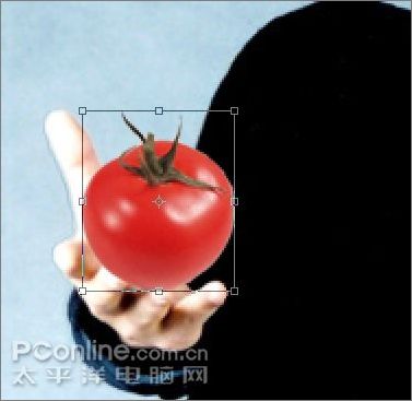Photoshop制作“帅哥抛番茄”动态图