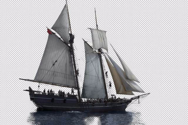 photoshop中怎么抠帆船?Photoshop混合剪贴法抠取海上帆船教程