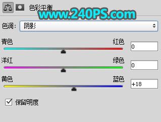 ps给白天草地上的美女人物调出唯美的深秋霞光效果教程