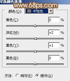 ps把野花丛中的美女照片调出淡褐色的韩系效果教程