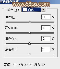 ps把野花丛中的美女照片调出淡褐色的韩系效果教程