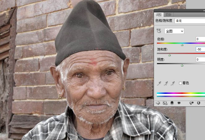 photoshop利用调色及锐化工具制作HDR人像图片