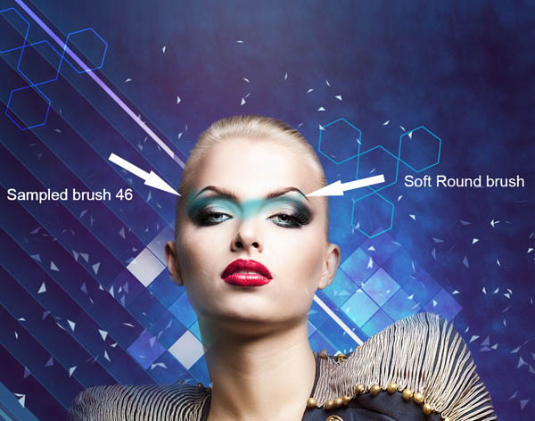 Photoshop设计打造绚丽的蓝色潮装人物海报