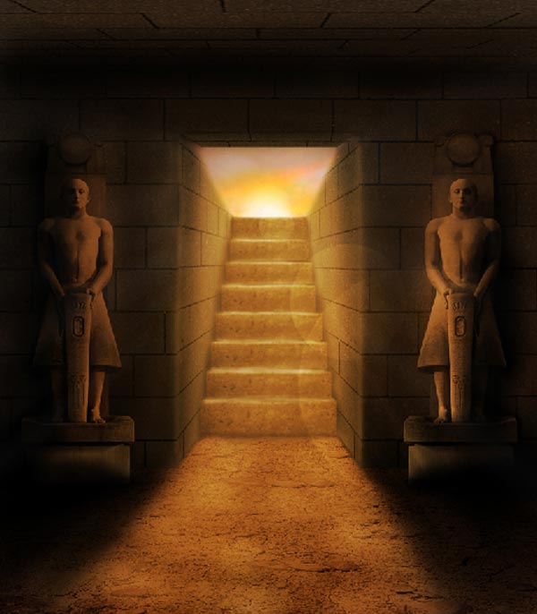 教你用PS合成5000年前古老神秘的埃及古墓
