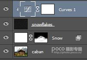 Photoshop给风景图片加上冬季飘雪效果