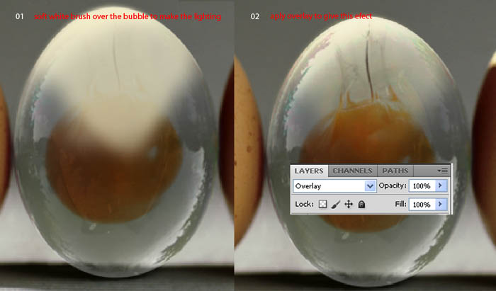 Photoshop合成逼真的透明鸡蛋图文教程