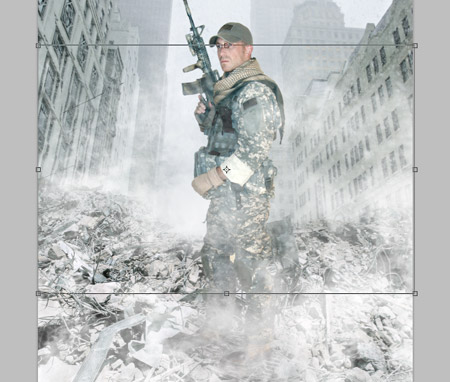 在Photoshop中制作超酷的军事惊悚片场景海报