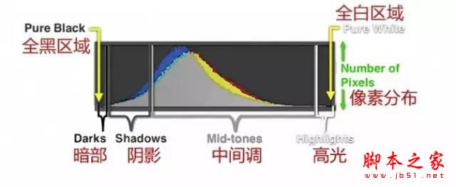 教你一分钟看懂照片直方图