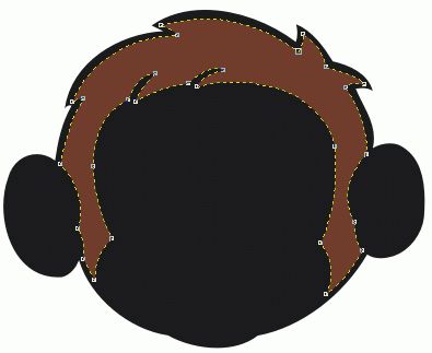 coreldraw绘制可爱小猴头像 软件云 CorelDRAW实例教程