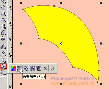 CDR绘制雨伞教程 软件云 CDR实例教程