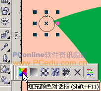 CDR绘制雨伞教程 软件云 CDR实例教程