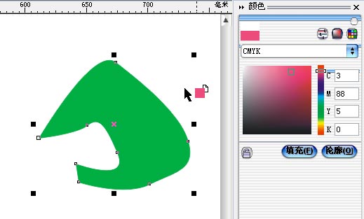 coreldraw填色技巧图解 软件云 CorelDraw使用技巧教程