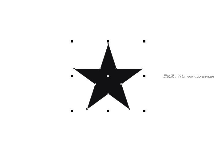 CorelDRAW的实用技巧绘制五角星,破洛洛