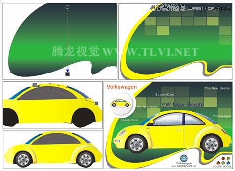 CorelDRAW绘制汽车宣传海报教程,破洛洛