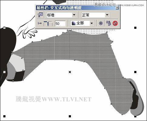 CorelDRAW绘制放射状速度线实例之足球少年,破洛洛