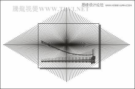 CorelDRAW绘制放射状速度线实例之足球少年,破洛洛