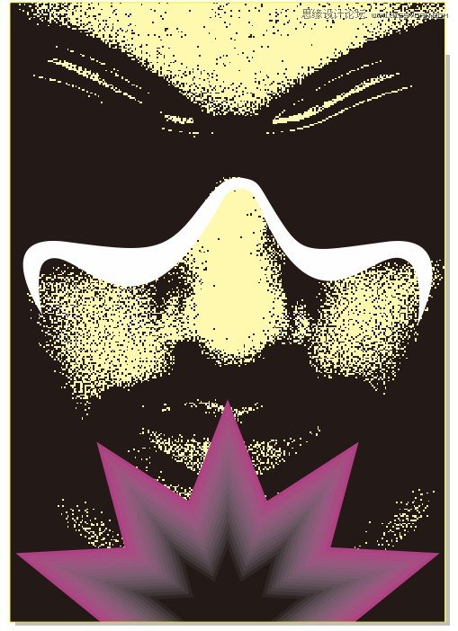 CorelDRAW绘制另类风格的海报封面设计,破洛洛