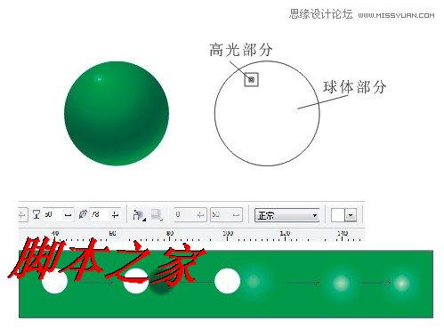 CorelDraw绘制绿色可爱的卡通龙,软件云