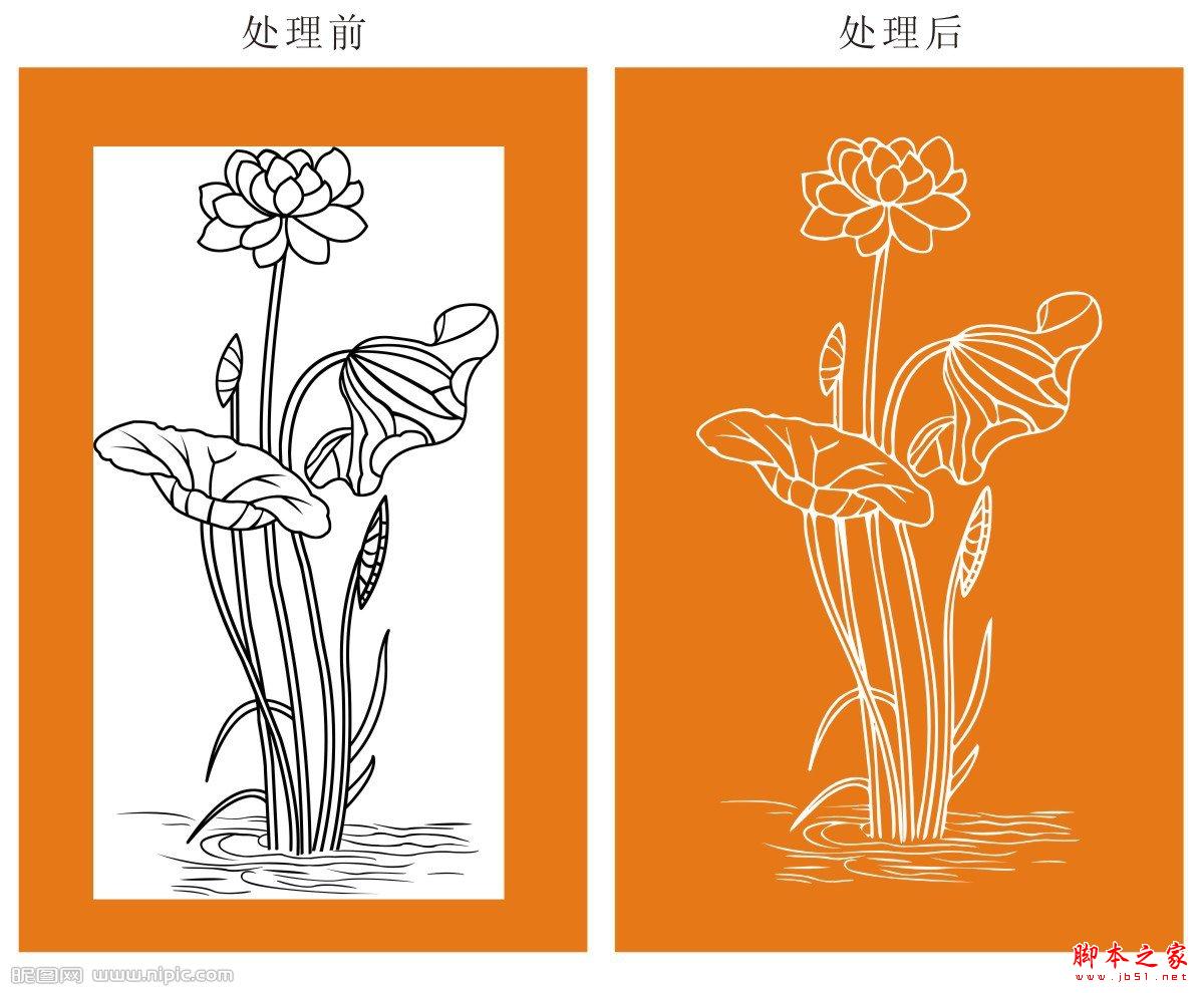 cdr快速勾取线条图  软件云教程