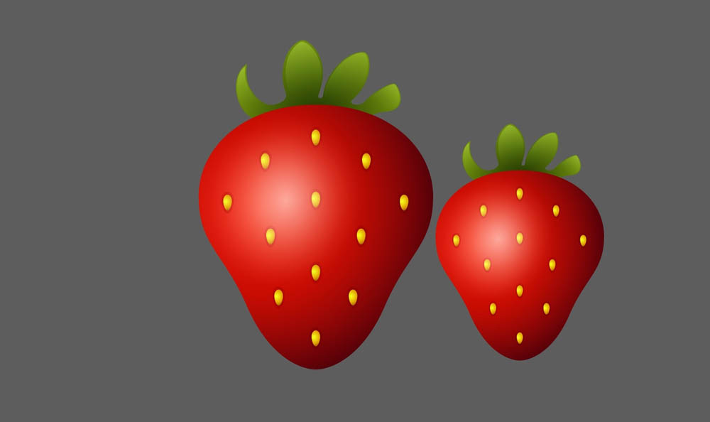 ai怎么绘制可口的草莓? ai草莓的画法