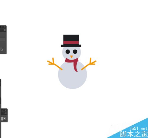 Ai简单绘制雪人的图标
