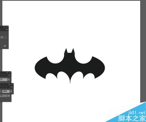 Ai简单绘制蝙蝠的标志
