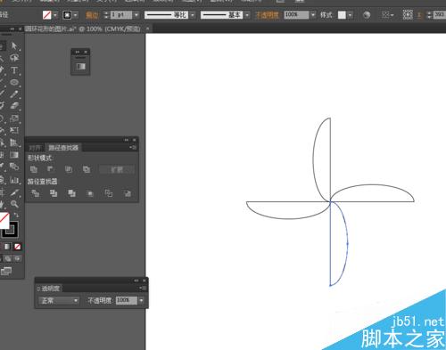 Ai简单绘制风扇的小图标