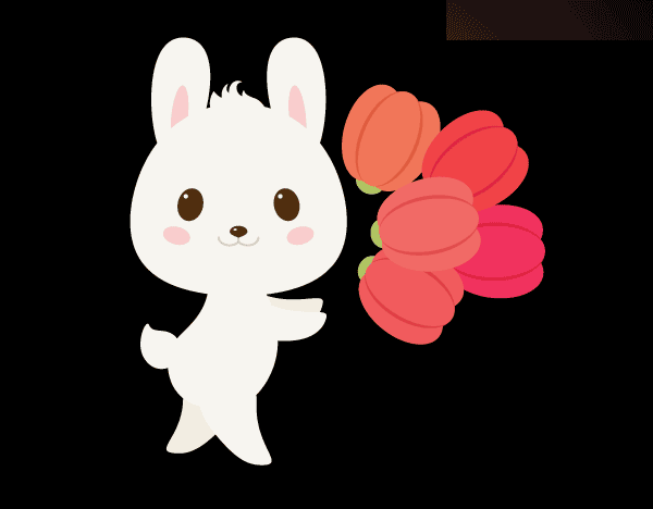 Illustrator绘制春季抱着花朵的小兔子,PS教程,思缘教程网