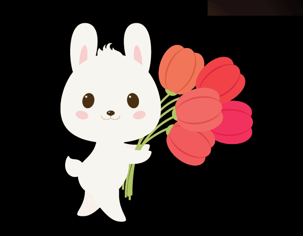 Illustrator绘制春季抱着花朵的小兔子,PS教程,思缘教程网