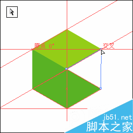 AI参考线制作六面体 软件云 AI教程