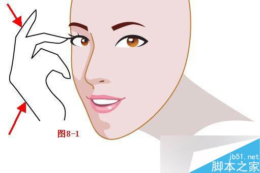 Illustrator鼠绘教程：插画人物系列之清纯美女的绘制-中_中国教程网