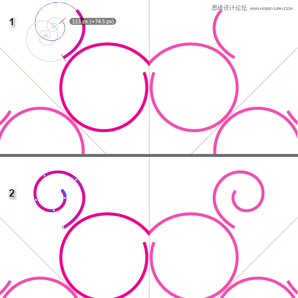 Illustrator绘制典雅时尚的欧式立体花纹,PS教程,思缘教程网